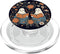 Retro Floral Spooky Bookworm Ghost Reading Book Cute PopSockets PopGrip for MagSafe