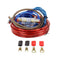 12 Gauge Amplifier Wiring Kit - 12 AWG Car Audio Complete Install Kit with RCA Interconnect Cables