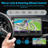 UNITOPSCI Double Din Car Stereo, 7 Inch Touch Screen Radio with Bluetooth, Hands-Free Calls, Backup Camera, FM Radio