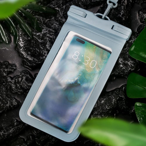 6 pcs Universal Waterproof Phone Pouch, Compatible for iPhone 11 12 13 Max Pro XS Samsung Galaxy s22 s10, IPX8 Plastic