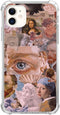 Aesthetic Iconic Painting Art Case for iPhone 11, Renaissance Old Painting Collage TPU Bumper Cover for Teens Men Women