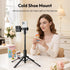 ULANZI MT86 60" AutoOpen Phone Tripod Stand with Bluetooth Remote Adjustable Automatic Selfie Stick & Cold Shoe