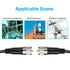 STEREN 3 ft RG8X Coaxial Coax Cable - Male to Male UHF Antenna Connector - 0.9 M 205-703