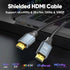 1FT 2-Pack,1Feet 2.0 4K 12 inch 3D, 2.2 PS4/PS5, Short HDMI Cable HDMI Cable Short High Speed HDMI Shielded Cord