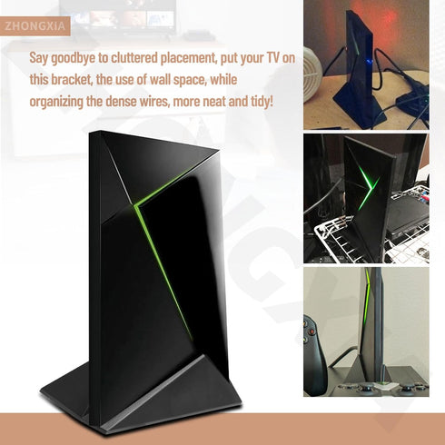 ZHONGXIA (2017/2019 Vertical Stand Organizer Compatible with Nv-idia Shield Android TV Pro Models) / Durable Composite