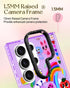 Lotadilo S25 Cute Case for Samsung Galaxy Ultra for Women Girls - Funny Crayon Drawing Design Compatible with Magsafe