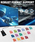 JLZNLC 4K 2-in-1,Digital H.265/HEVC H.264/AVC MP4 Videos,MP3 Card,4k Ultra HD Media Player & HDD Enclosure Signage
