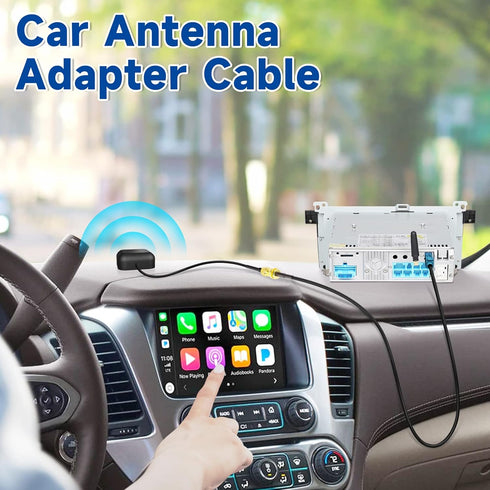 Bingfu Fakra Z Female to SMA Female Vehicle Antenna Adapter Cable, 30cm for Car Stereo, GPS Navigation, FM AM Radio