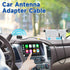 Bingfu Fakra Z Female to SMA Female Vehicle Antenna Adapter Cable, 30cm for Car Stereo, GPS Navigation, FM AM Radio