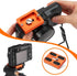Frienda 2 1/4''-20 Head(Orange,Pu50) Pieces Metal Quick Release Plate with Camera Screw Tripod Mount Plate Fits