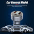 72W Fast Car Charger Adapter, Dual USB Type C with LED Display, QC 3.0 PD Cigarette Lighter Adapter
