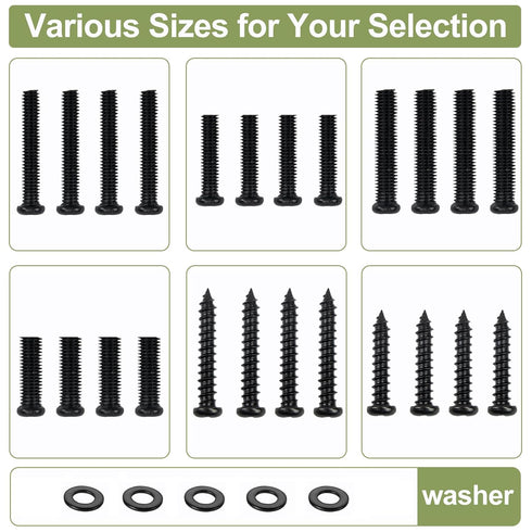 Maozhren TV Stand Screws and Washers for All TV Stand Legs Screws Kit for TCL Hisense Samsung LG Vizio JVC Onn Sony