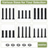 Maozhren TV Stand Screws and Washers for All TV Stand Legs Screws Kit for TCL Hisense Samsung LG Vizio JVC Onn Sony