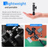 Magic Arm Cool Ballhead Double Ball Head Adapter with 1/4’’ Screw & Cold Shoe Mount - 2 Pack for Cameras