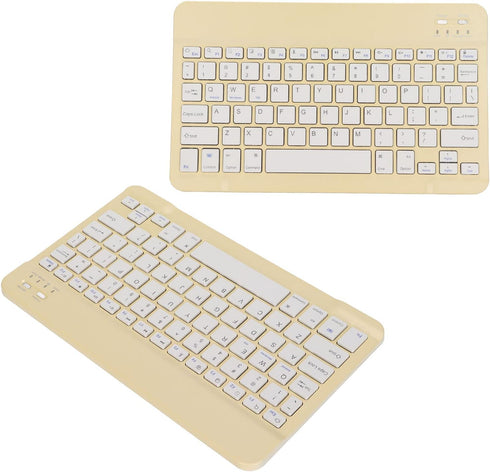 Hilitand Bluetooth Keyboard, Universal Compact Ergonomic Mobile Phone/Tablet/Laptop/PC Typewriter for