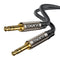 3.5mm Aux Cable 2FT/0.6m, Silver-Plated Wire Core Male to Male Cord for