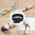 HMROPE 60PCS 6-Inch Fastening Cable Ties Reusable, Premium Adjustable Cord Ties, Microfiber Cloth Cable Management