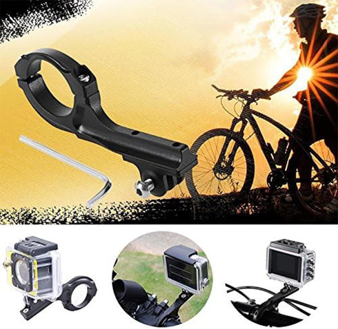 VVHOOY Aluminum Bike Bicycle Motorcycle Handlebar Mount Adapter for Gopro Hero 11/10/9/8/7/6/5/4 Action Camera