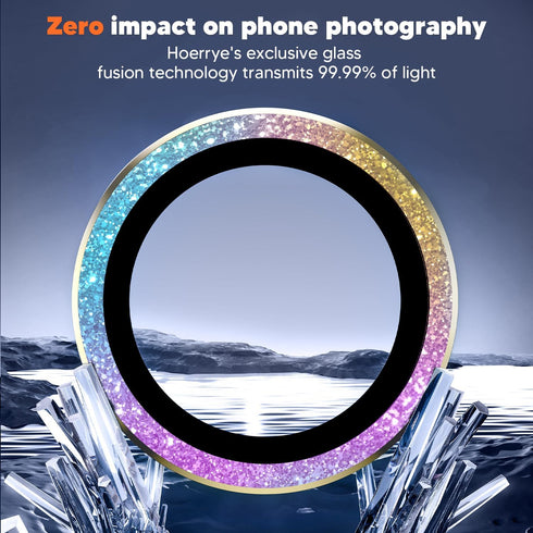 Hoerrye Galaxy S24 Ultra Camera Lens Protector - Ultra-HD 9H Tempered Glass, Case-Friendly, Anti-Scratch,
