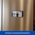 Maxby 360 Refrigerator Phone Holder | Strong Magnetic Mount with Adjustable Arm and Rotation | Hands-Free Kitchen Use |