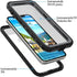 Waterproof iPhone 13 Case - Full Protection Shockproof Dustproof with Built-in Screen Protector and Lanyard (Black)