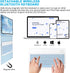Keyboard Case for iPad Air 13 2024 M2, iPad Pro 12.9'' 6th/5th Gen, Detachable Bluetooth Keyboard with Pencil Holder,