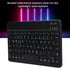 PUSOKEI German Layout 10Inch USB Computer Keyboard for Laptops and PCs (Black)