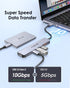 LENTION USB C Hub with 4K@60Hz HDMI, 2 USB C and 2 USB 3.2 Gen2, 10Gbps Max Data Transfer, 100W Charging for MacBook Pro