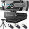 Samcorn Webcam with Microphone for Desktop,1080P HD USB Webcam Live Streaming Laptop PC