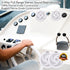 Pyle Marine Speakers - 4 Inch 2 Way Waterproof Outdoor Audio Stereo Sound System, 100 Watt Power, 1 Pair, White