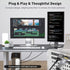 HDMI to DisplayPort Adapter, 4K 60Hz, 1080p 120Hz, HDMI Male to DP Female Converter for GPU, Laptop, PS5, Xbox - 1 Pack