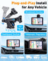 Thybro 7 Commuters Wireless Apple CarPlay & Android Auto Screen - Portable Car Display with AirPlay, Screen Mirroring