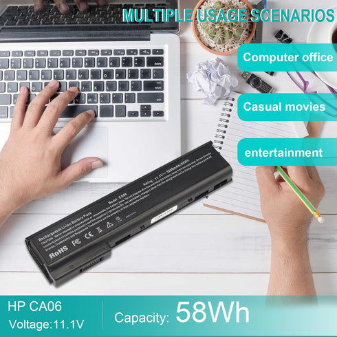 Fancy Buying New CA06 CA06XL Laptop Battery for HP ProBook 350 640 645 650 655 G0 G1 G2