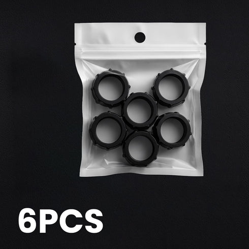 PIJUR 6-Pack 17mm 17mm Tightening Nut for Car Mount Screw-On, Car Phone Mount Replacement Parts, Compatible with Ball