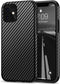Tasikar Compatible with iPhone 11 Case, Carbon Fiber Leather Design with TPU Bumper, Premium Hybrid Case (Black)
