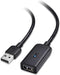 Cable Matters Active USB Extension Cable, 16.4 ft / 5m (Male to Female) for Webcam, Oculus, More