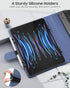 MoKo Universal Tablet Case with Keyboard for 9" - 11" Tablets, Removable Wireless Bluetooth Keyboard, Dark Blue