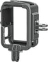 TELESIN Metal Case Aluminum Cage for GoPro 13 12 11 10 9 - Vertical Mount Kit with Cold Shoe