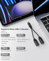 Dual USB C Headphone and Charger Adapter, 2-in-1 Type C Audio Adapter with Fast Charging for iPhone 15 Series, Samsung