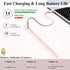 Stylus Pen for iPad 10&9th Gen, Faster Charge with Pencil Holder, Palm Rejection for iPad Pro and Air