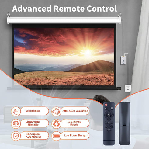 WDZP U2 V2 V8, W13% New Remote Control Replacement fit for YABER for CiBest Mini Projector ClokoWe HOMPOW Projector