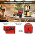 KUNLUN 200W Power Inverter for Milwaukee M18 Battery, DC 18V to AC 110-120V with AC Outlet, USB, Type-C Ports & LED