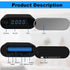 NJINALW Hidden Camera Clock, WiFi Spy Camera HD 1080P with Night Vision, Motion Detection, Nanny Cam