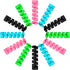 Jetec 24 Pcs Charger Cable Protector,Silicone Flexible Cable Saver,Spiral USB Mouse Wire Protector