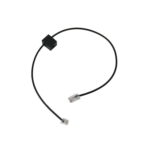 Replacement Phone Cord for Plantronics CS500, Savi 700 & 8200 Headsets - Connects Charging Base & Telephone.