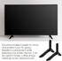 Marsrut 32 65 Inches Universal TV Stand Base Fit for to LCD LED TVs, Small Table Top Pedestal Monitor Riser, Steel