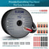 Elecan Pro Series 14/2 Outdoor Speaker Wire Cable 150 Ft 14 Gauge AWG, Direct Burial CL3 CL2 Rated for Home Theater