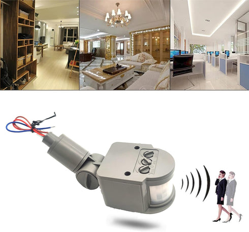 HANNAHONG AC110-220V, PIR Motion Detector, Passive Infrared Smart Sensor Switch, Waterproof Outdoor,Human Body Sensor
