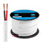 in Wall Speaker Wire Cable 14 Gauge 50FT 14/2 AWG CCA Low Voltage Wire with White Jacket