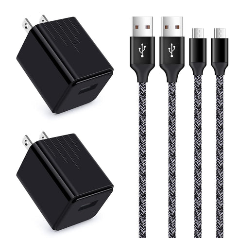 Micro Charger Phone Android Cables for Samsung Galaxy A9, Motorola Moto E 2020 E7 E6 E5 G6 Play, 6FT Fast Micro